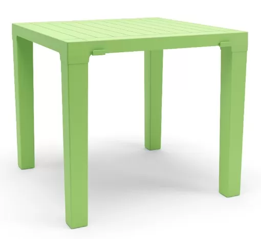 MESA NIL EM TERMOPLÁSTICO ABS DE ALTA RESISTENCIA - QUADRADA 0.80 X 0.80 CM