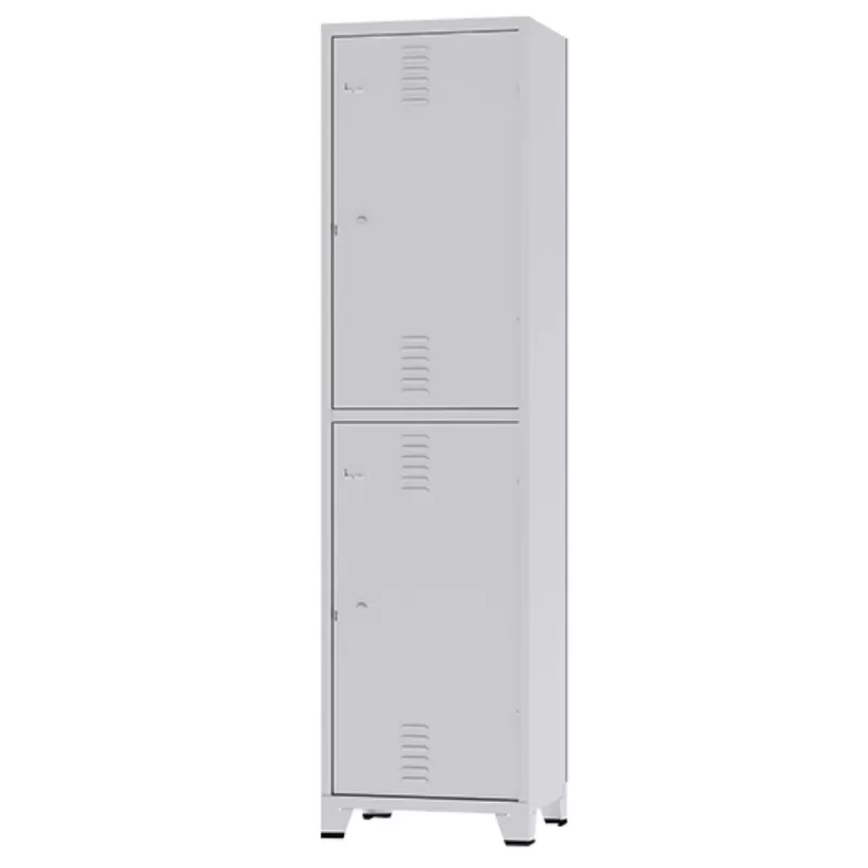 GRP-02 INS Chapa 22 - Roupeiro De Aço Insalubre 2 Portas Com Sapateira - NR 24 E NR 18